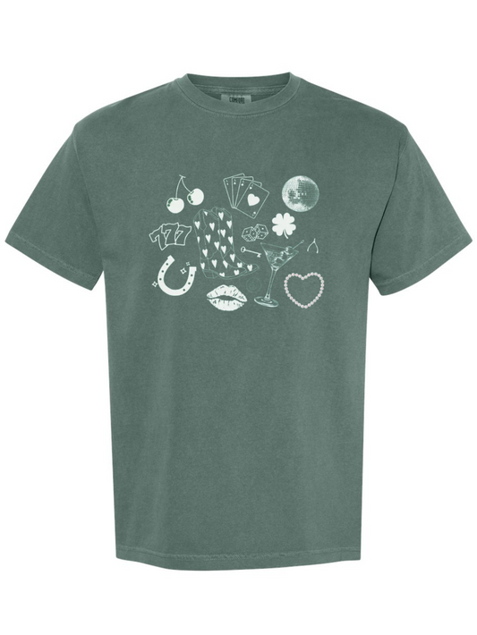 Cute Saint Patrick's Day Graphic Comfort Colors T-Shirt