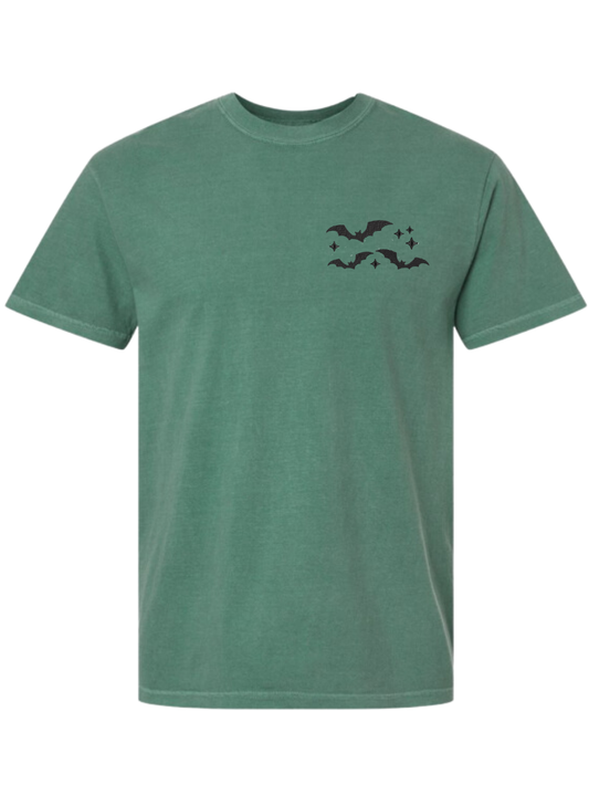 Bats Embroidered Comfort Colors T-Shirt