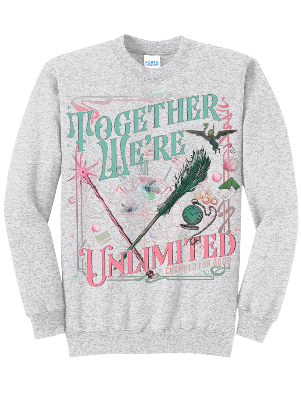 Together We're Unlimited Graphic Crewneck Sweatshirt