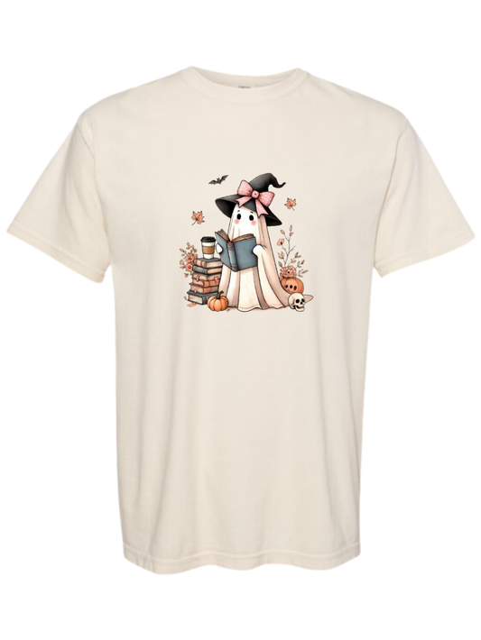 Reading Ghost Comfort Colors Graphic T-Shirt