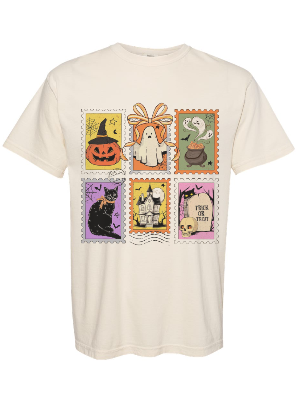 Halloween Stamp Graphic Comfort Colors T-Shirt