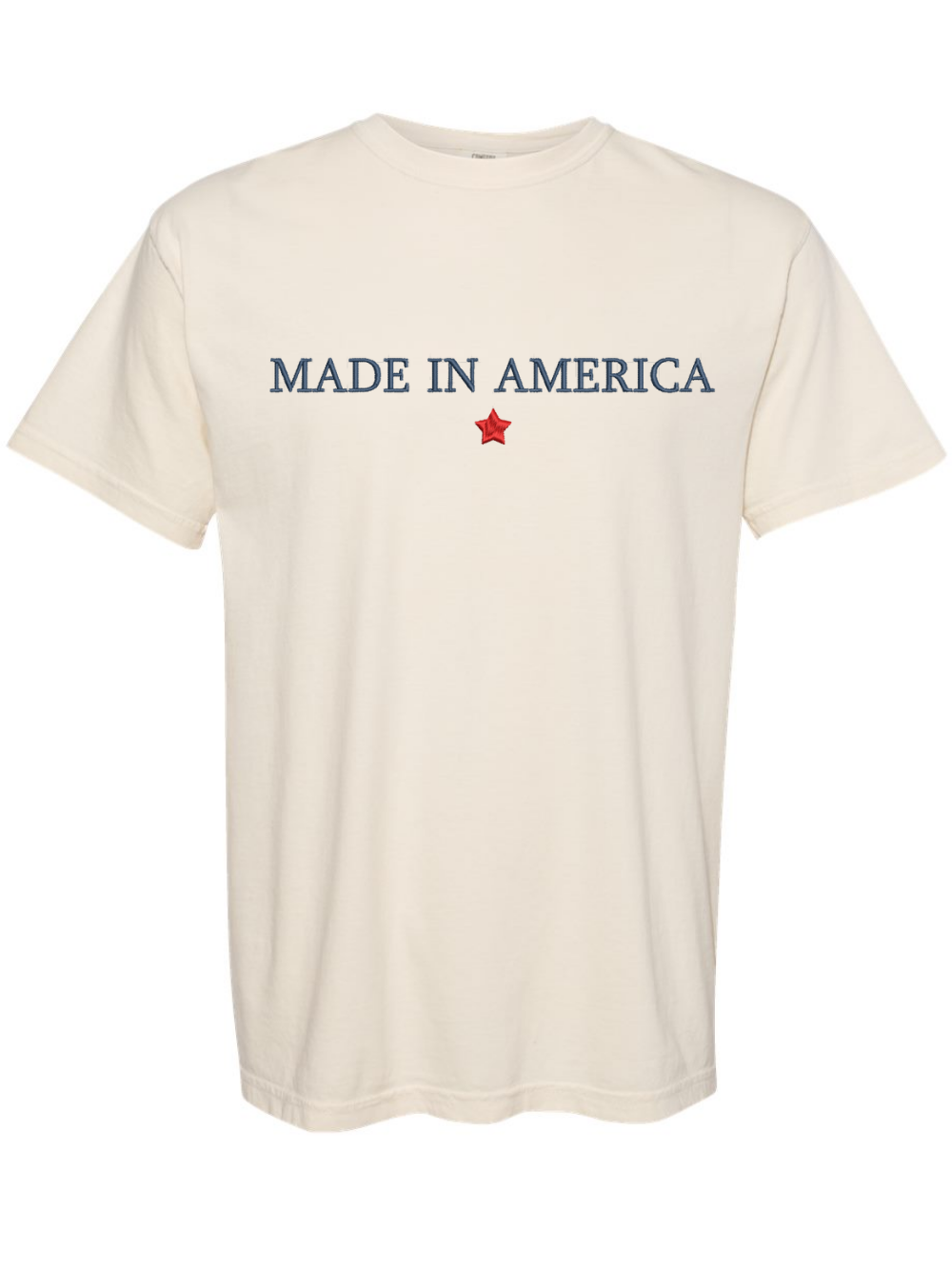Made In America Embroidered Comfort Colors T-Shirt