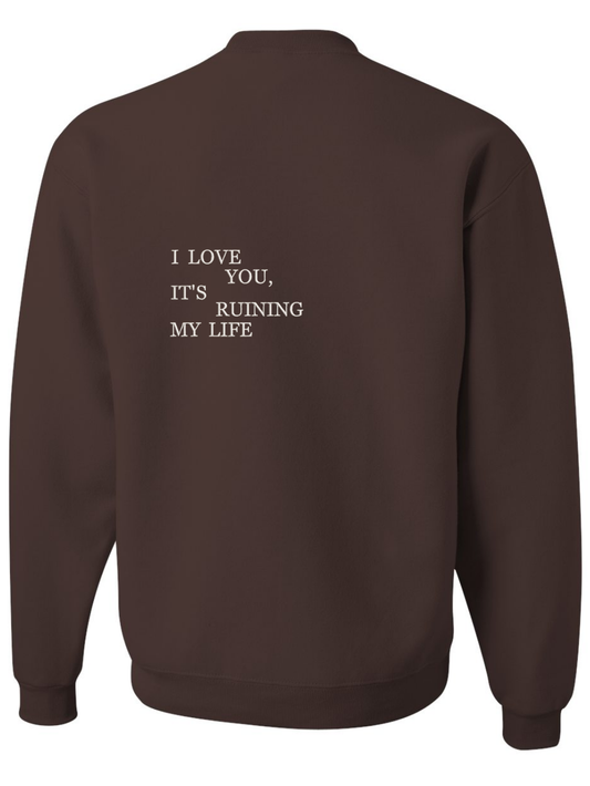 Tortured Browns Department Embroidered Crewneck Sweatshirt