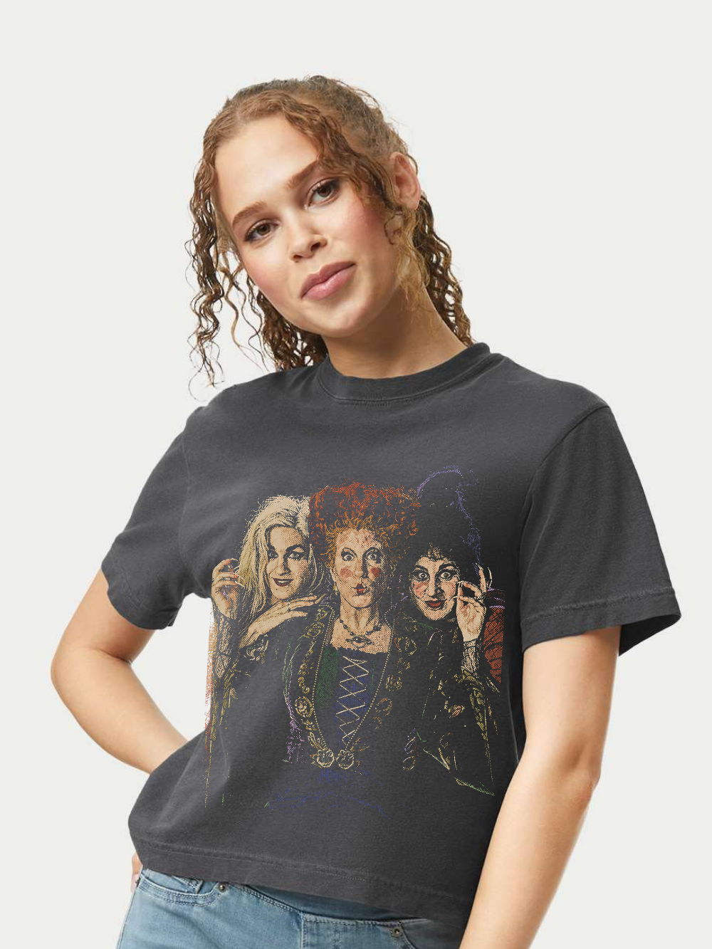 The Sanderson Sisters Graphic Comfort Colors Boxy Tee