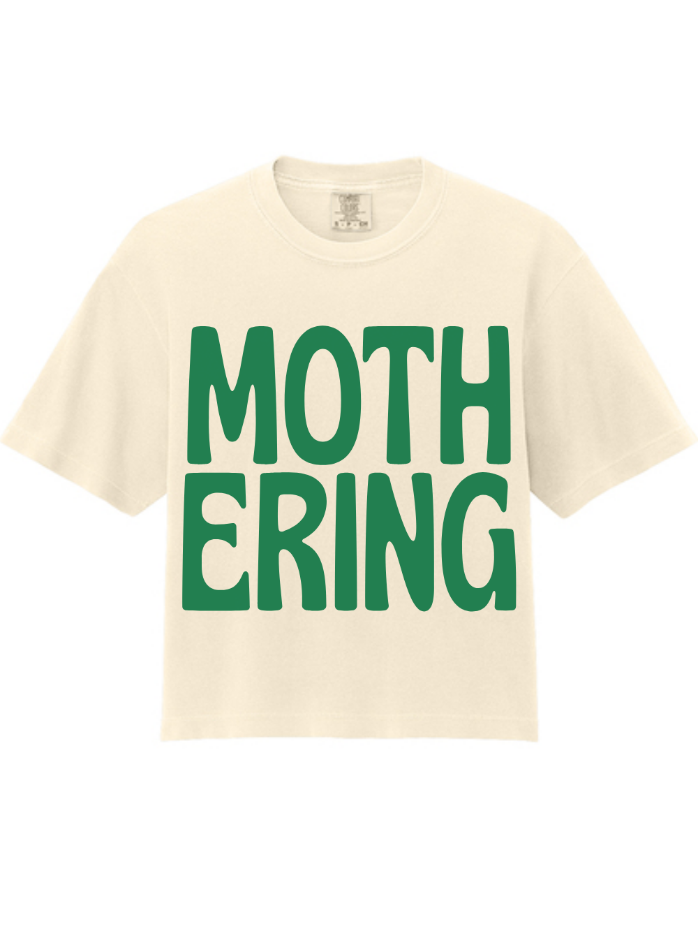 Mothering Graphic Comfort Colors Printed Boxy T-Shirt