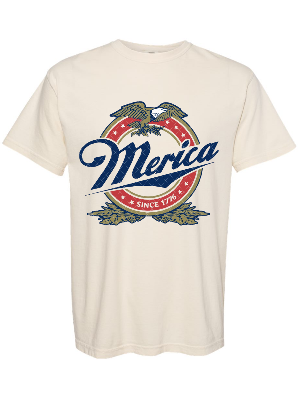 'Merica Logo Printed Comfort Colors Graphic T-Shirt