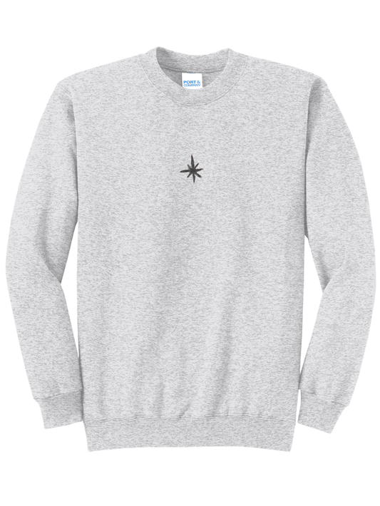 So So Much Love Embroidered Front + Printed Back Crewneck Sweatshirt