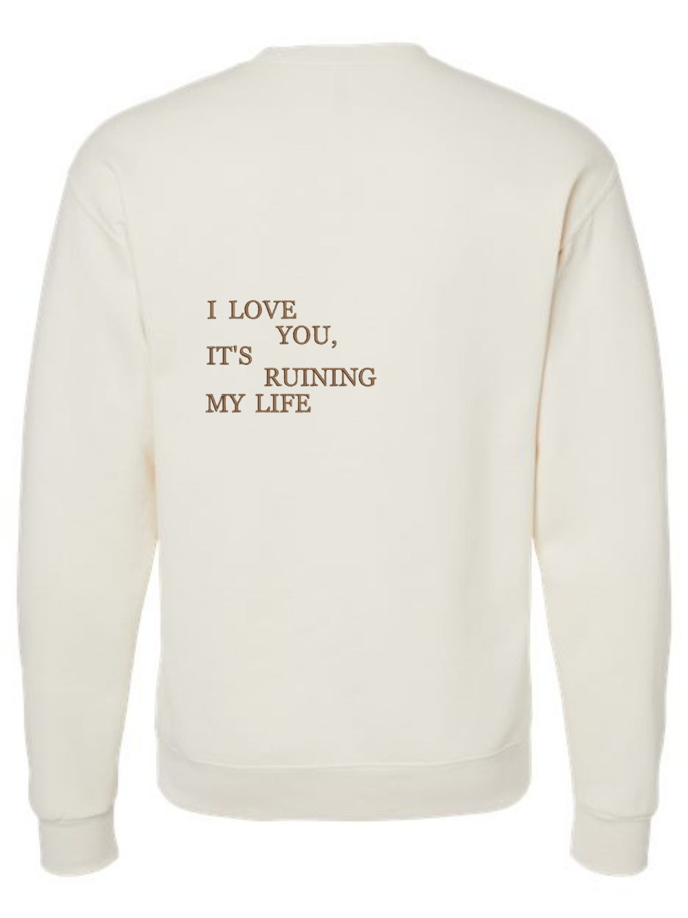 Tortured Browns Department Embroidered Crewneck Sweatshirt