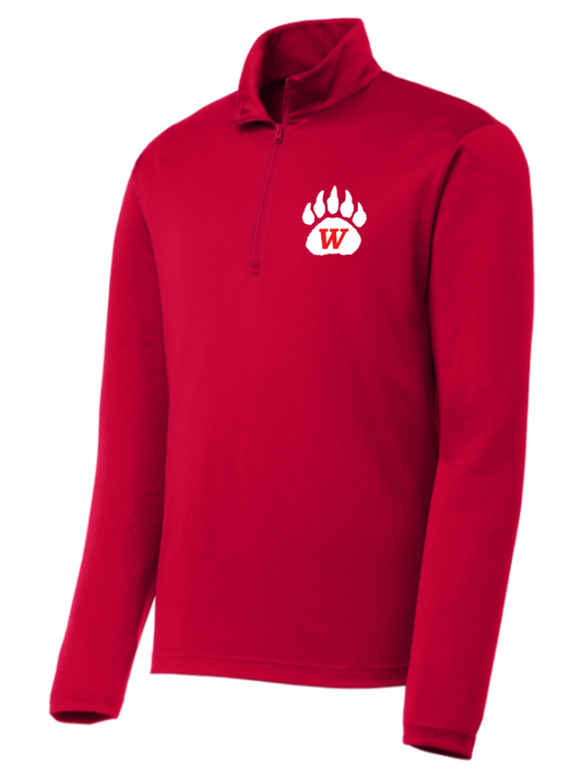 Grizzly Paw Embroidered 1/4-Zip Pullover