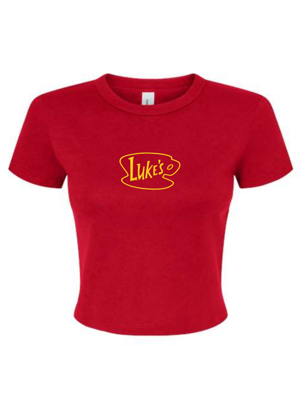 Luke's Coffee Embroidered Bella + Canvas Baby Tee