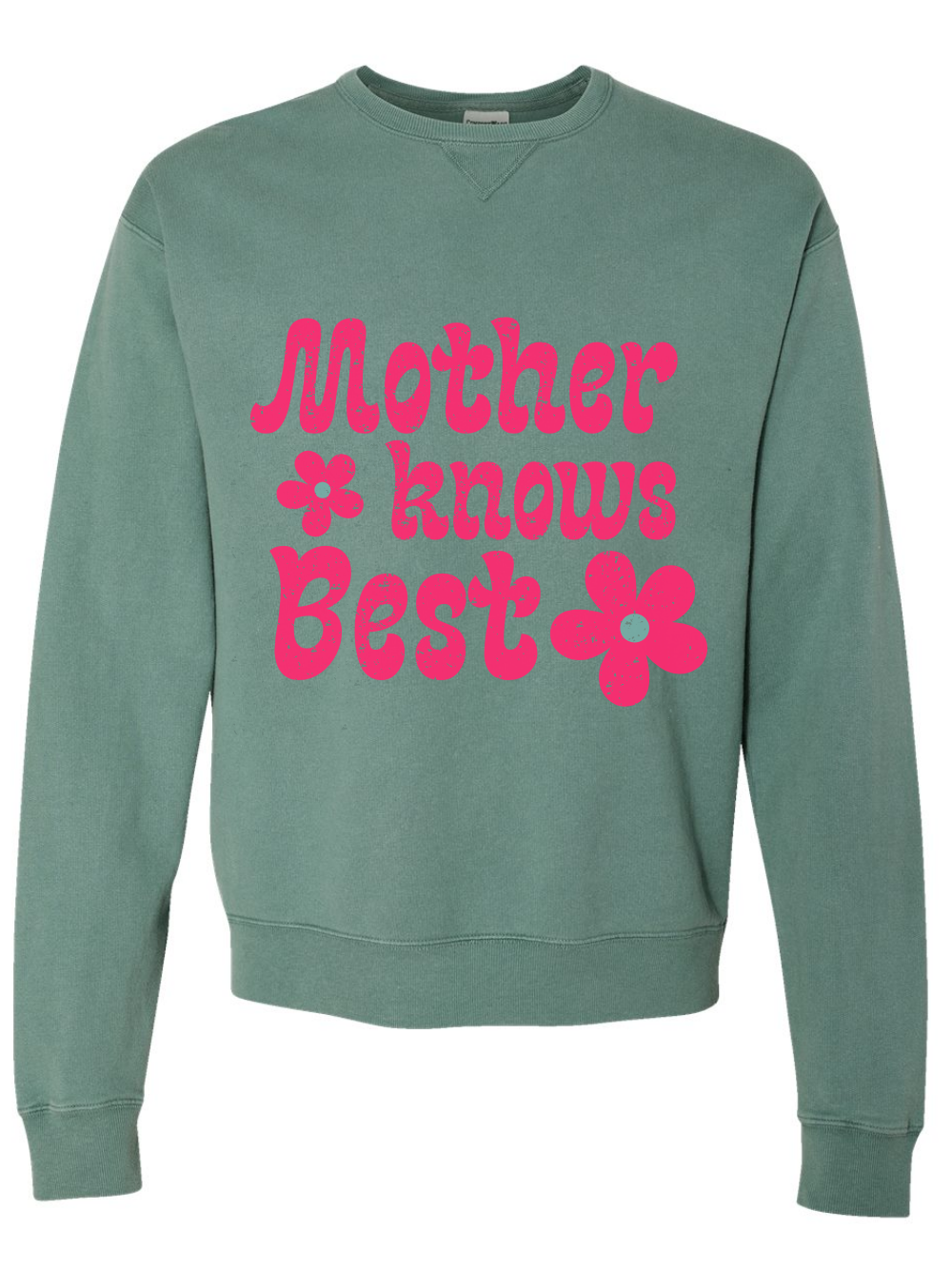 Mother Knows Best Printed Graphic Comfort Wash Crewneck Sweatshirt