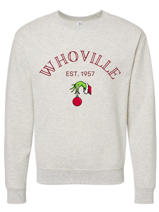 Whoville Embroidered Crewneck Sweatshirt