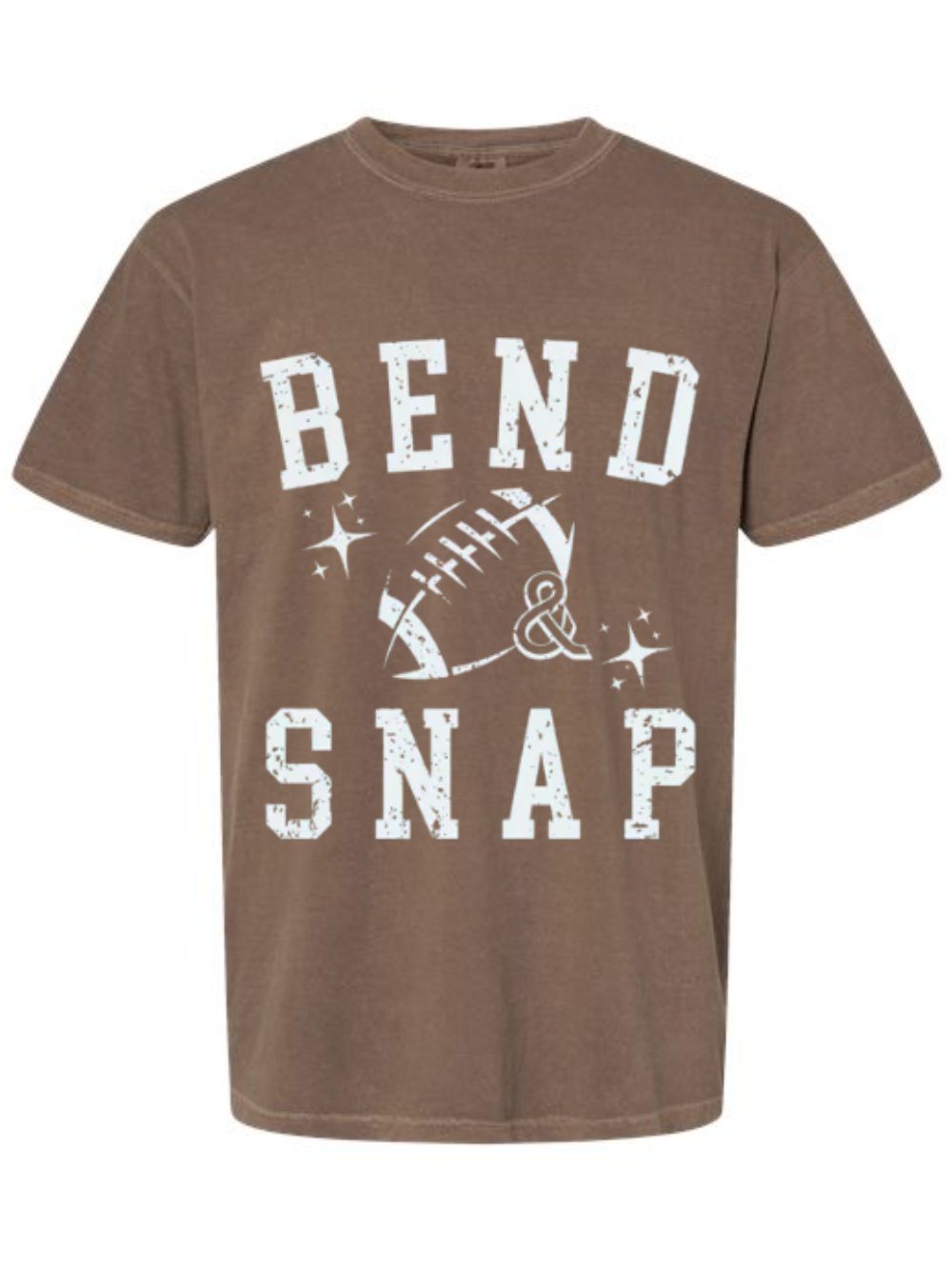Bend & Snap Football Distressed Graphic Comfort Colors T-Shirt