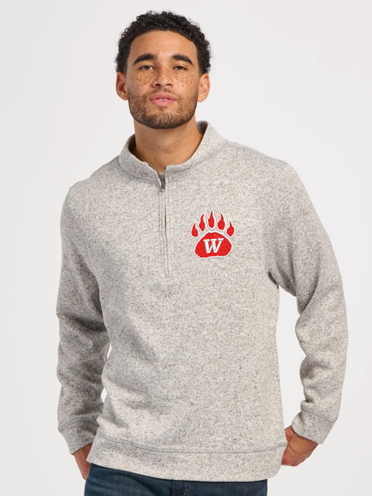 Wadsworth Embroidered Men's Alpine Quarter-Zip Pullover
