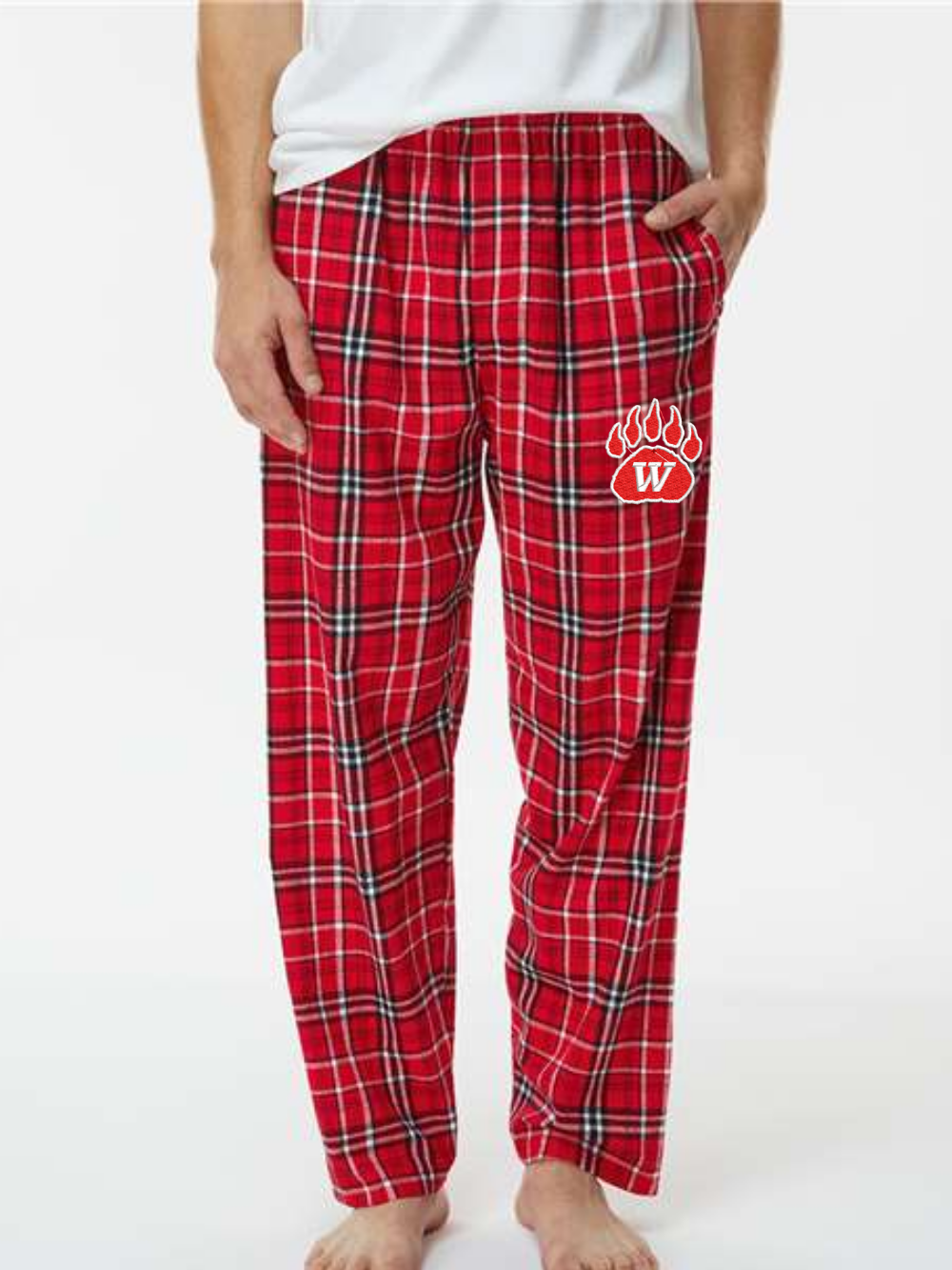 Wadsworth Embroidered Adult Flannel Pants