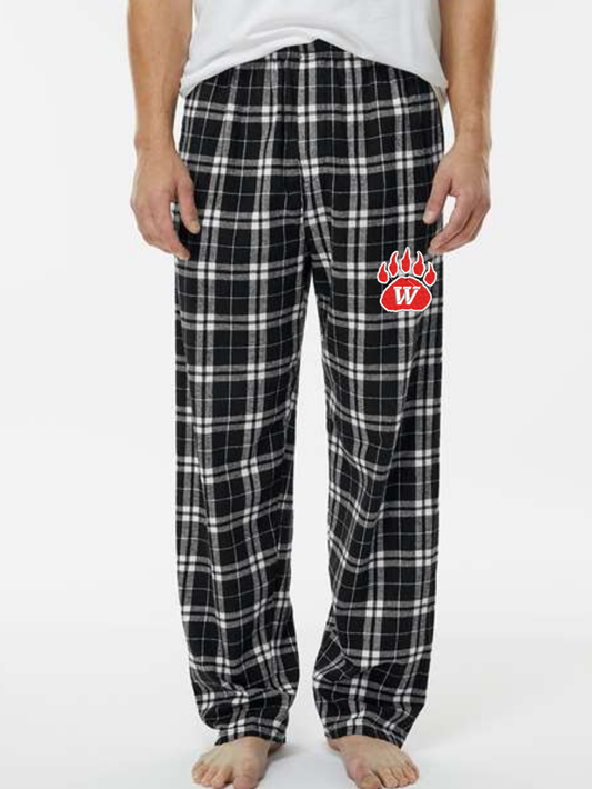 Wadsworth Embroidered Adult Flannel Pants