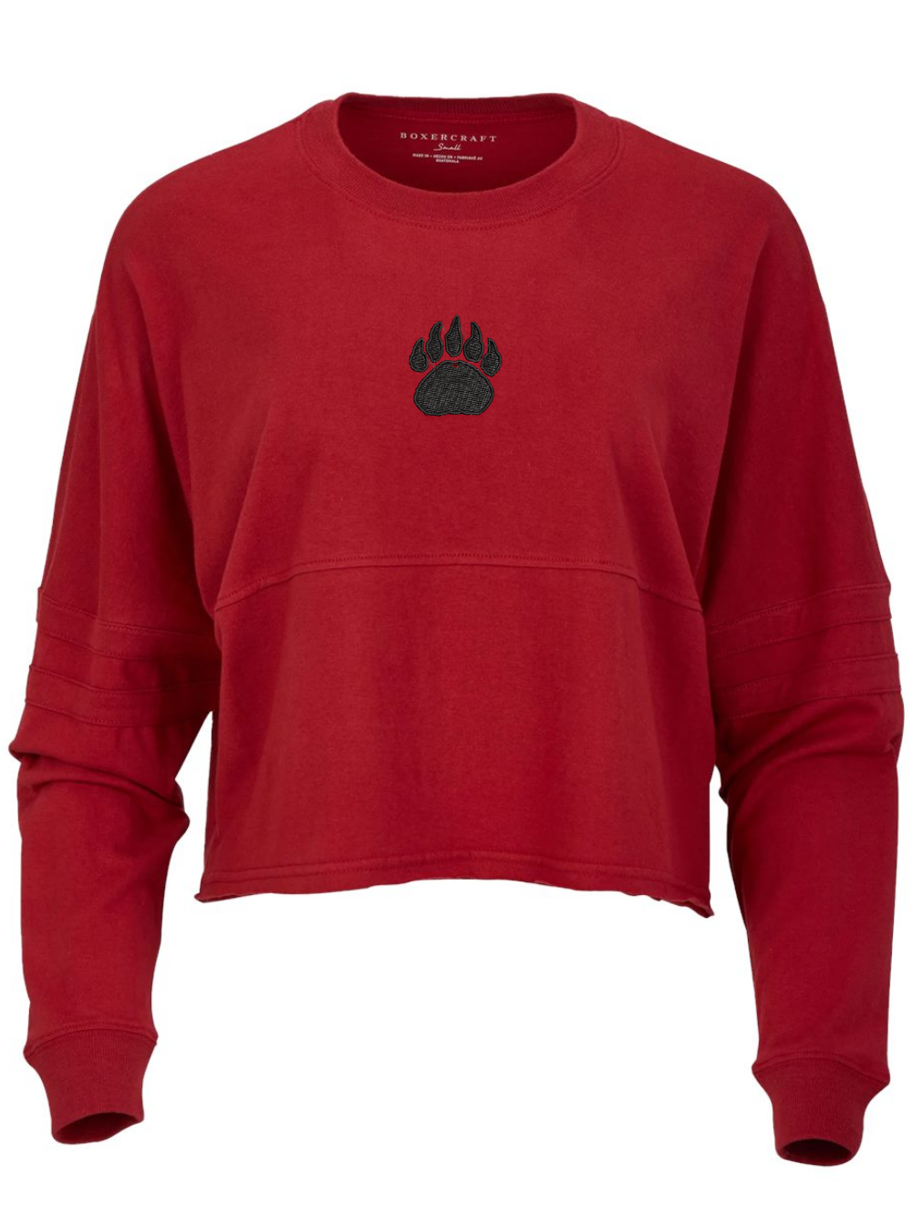Wadsworth Paw Embroidered Women's Cropped Retro Jersey