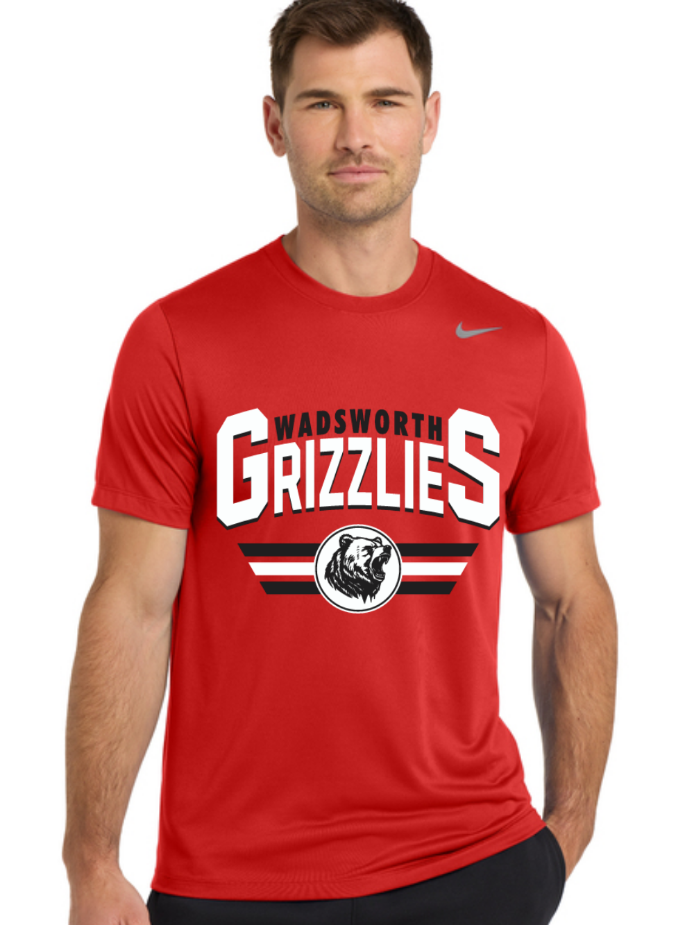 Wadsworth Grizzlies Printed Nike Team rLegend Tee