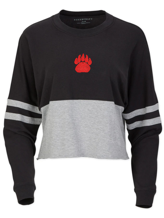 Wadsworth Paw Embroidered Women's Cropped Retro Jersey