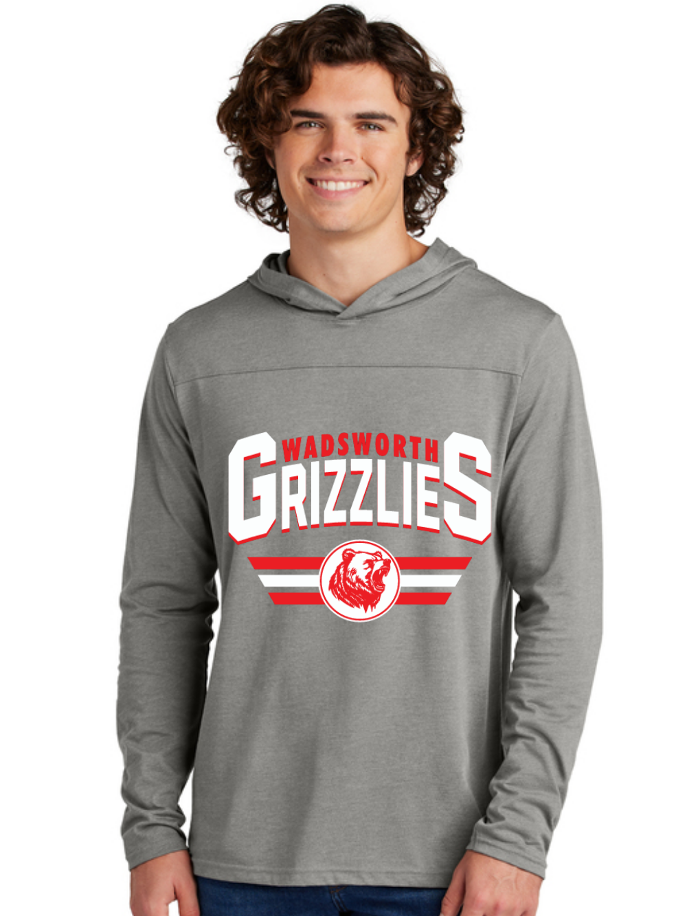 Wadsworth Grizzlies Printed Sport-Tek® Halftime Long Sleeve Hoodie