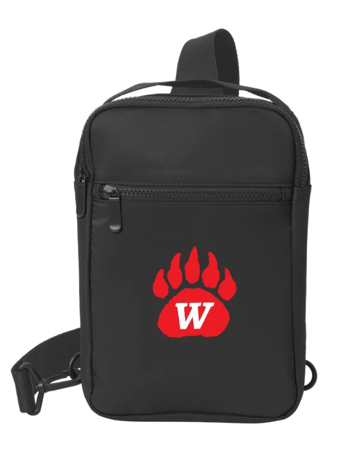 Grizzly Paw Matte Sling Adjustable Belt Bag