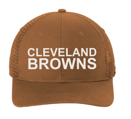 Cleveland Browns Embroidered Carhartt Canvas Baseball Cap