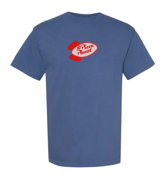 Pizza Planet Embroidered Comfort Colors Youth & Adult T-Shirt