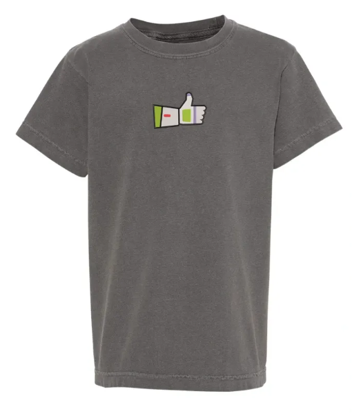 Buzz Thumbs Up Embroidered Comfort Colors Youth & Adult T-Shirt