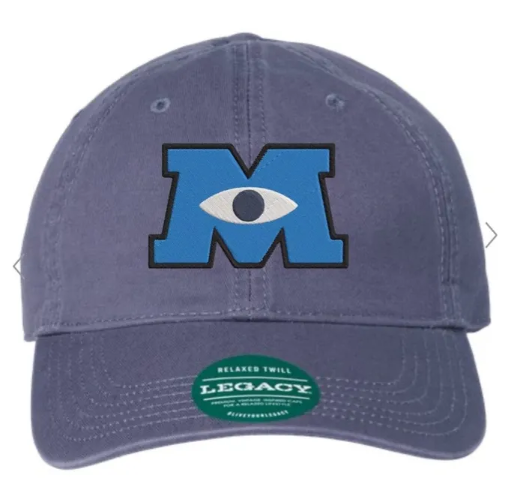 monsters university beanie Monsters U Embroidered Relaxed Twill Dad Hat – Sansew Designs