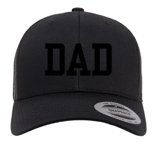Tone on Tone Dad Embroidered Snapback Trucker Hat