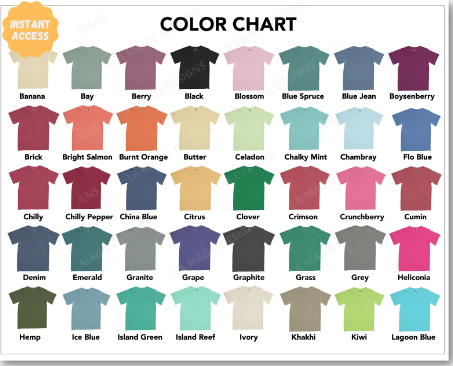 Bats Embroidered Comfort Colors T-Shirt