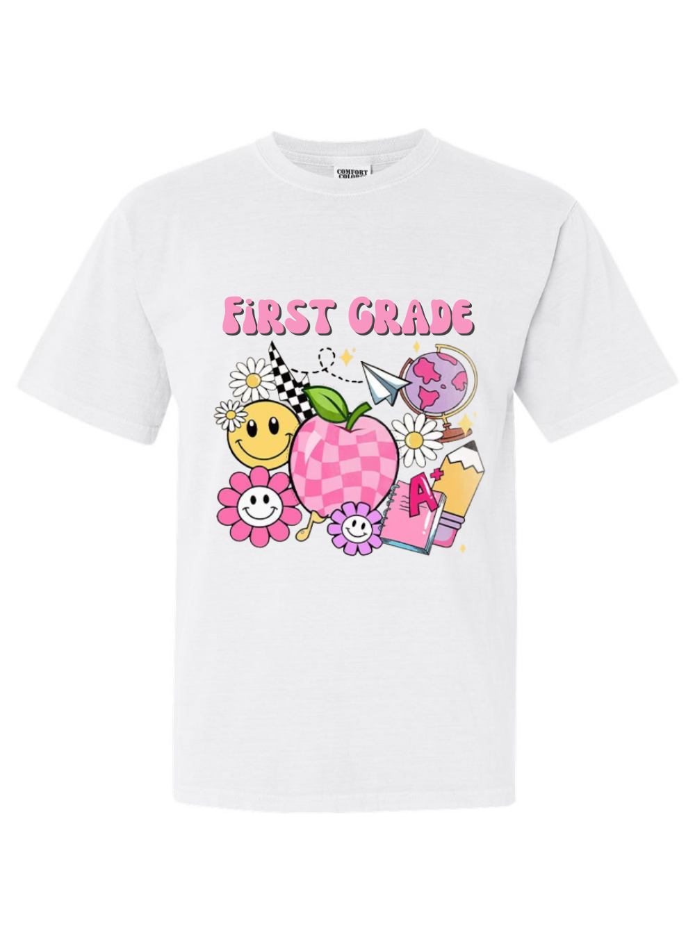 Custom Grade Cute Comfort Colors Kids Graphic T-Shirt