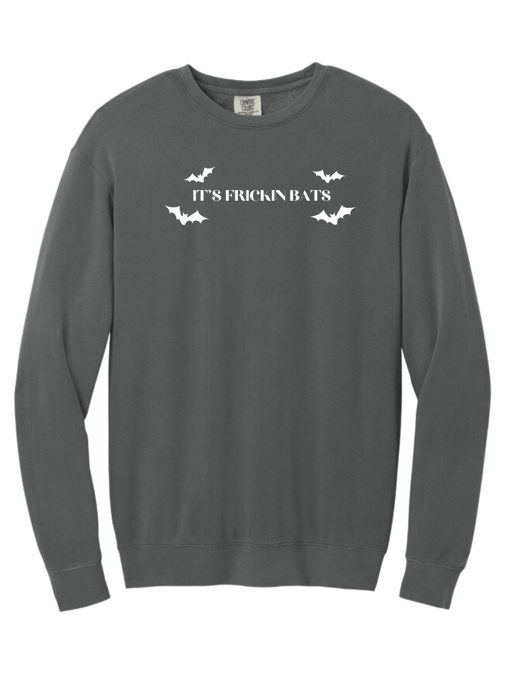 Comfort Colors Embroidered 'It's Freakin Bats' Sweatshirt