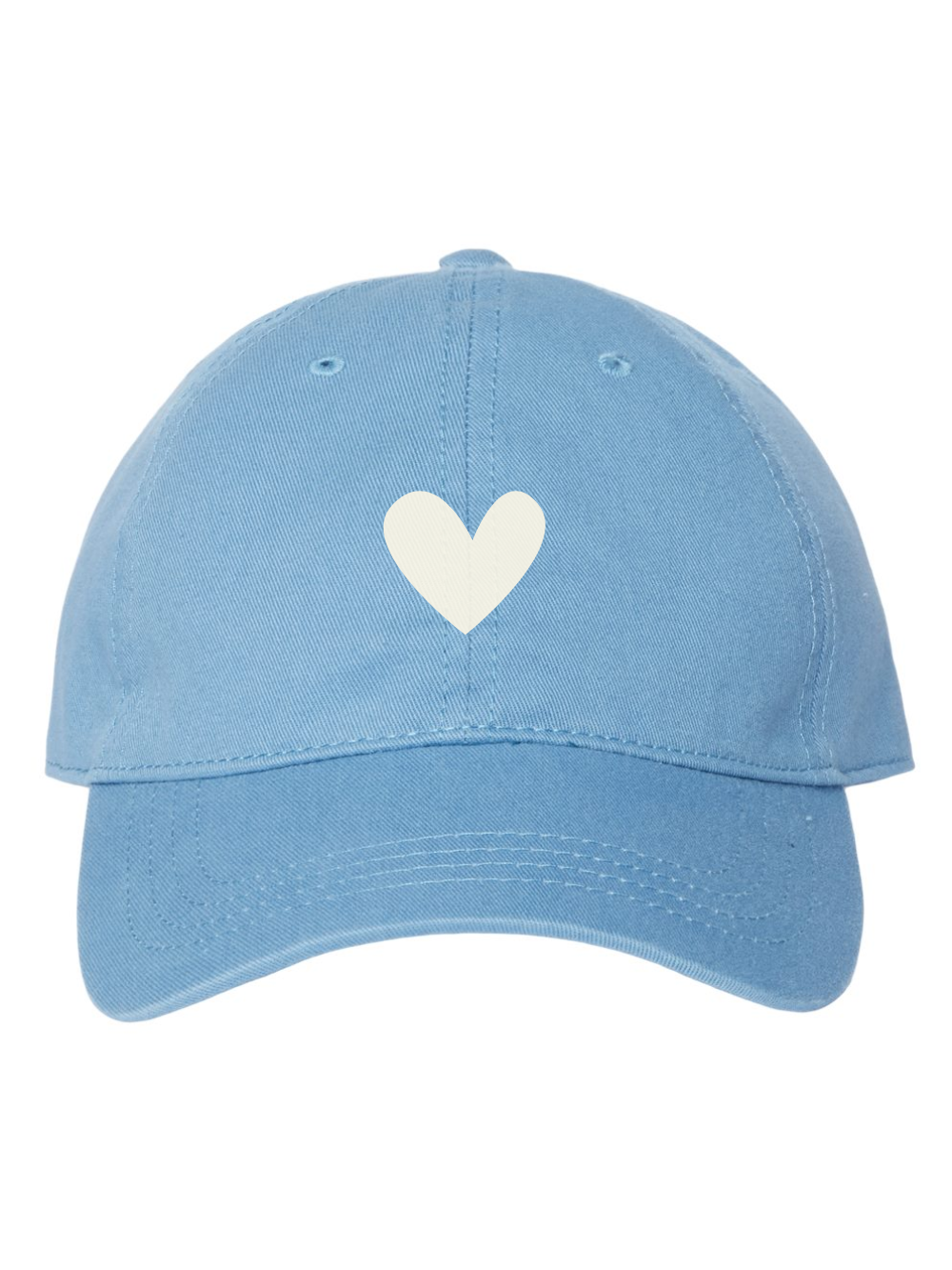 Heart Embroidered Relaxed Hat
