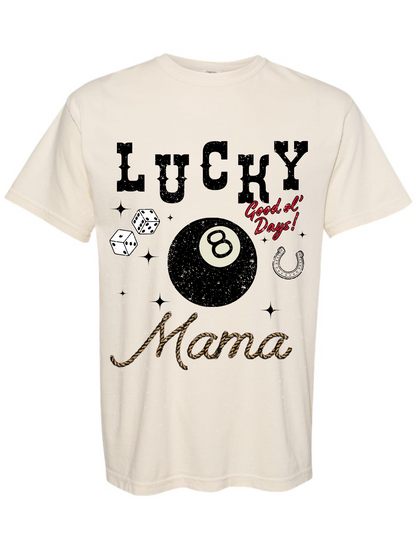 Lucky Mama Comfort Colors Graphic T-Shirt