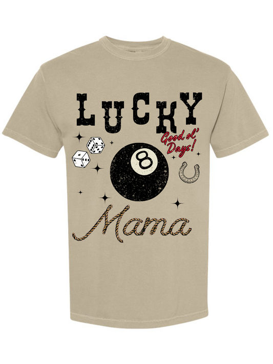 Lucky Mama Comfort Colors Graphic T-Shirt