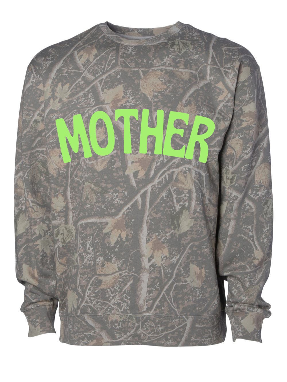 Mother Graphic Camo Heavyweight Crewneck Sweatshirt