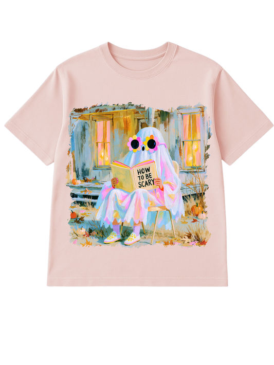 How To Be Scary Graphic Boxy Tee