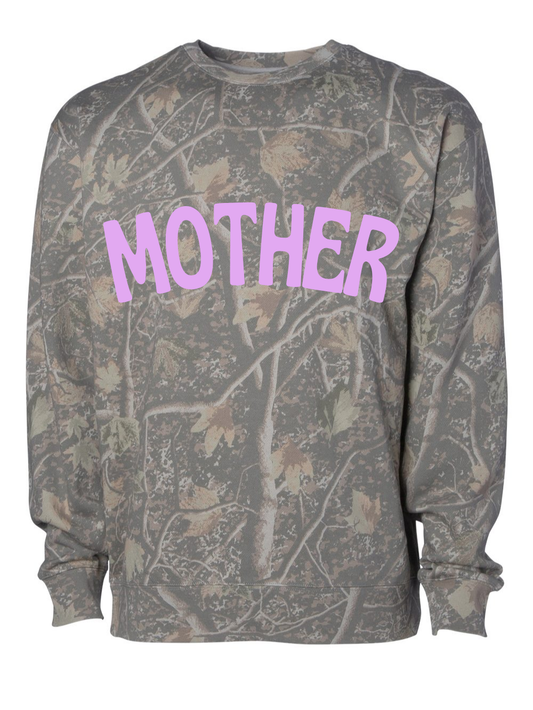 Mother Graphic Camo Heavyweight Crewneck Sweatshirt