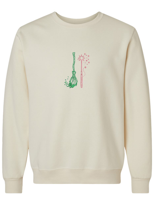Witch & Wand Wicked Embroidered Crewneck Sweatshirt