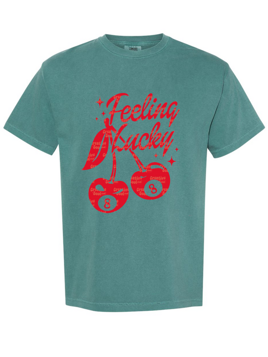 Feeling Lucky Graphic Comfort Colors T-Shirt