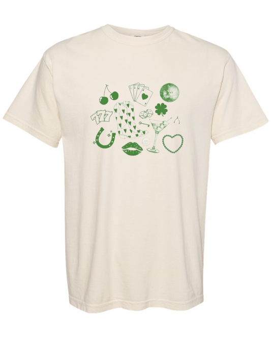 Cute Saint Patrick's Day Graphic Comfort Colors T-Shirt