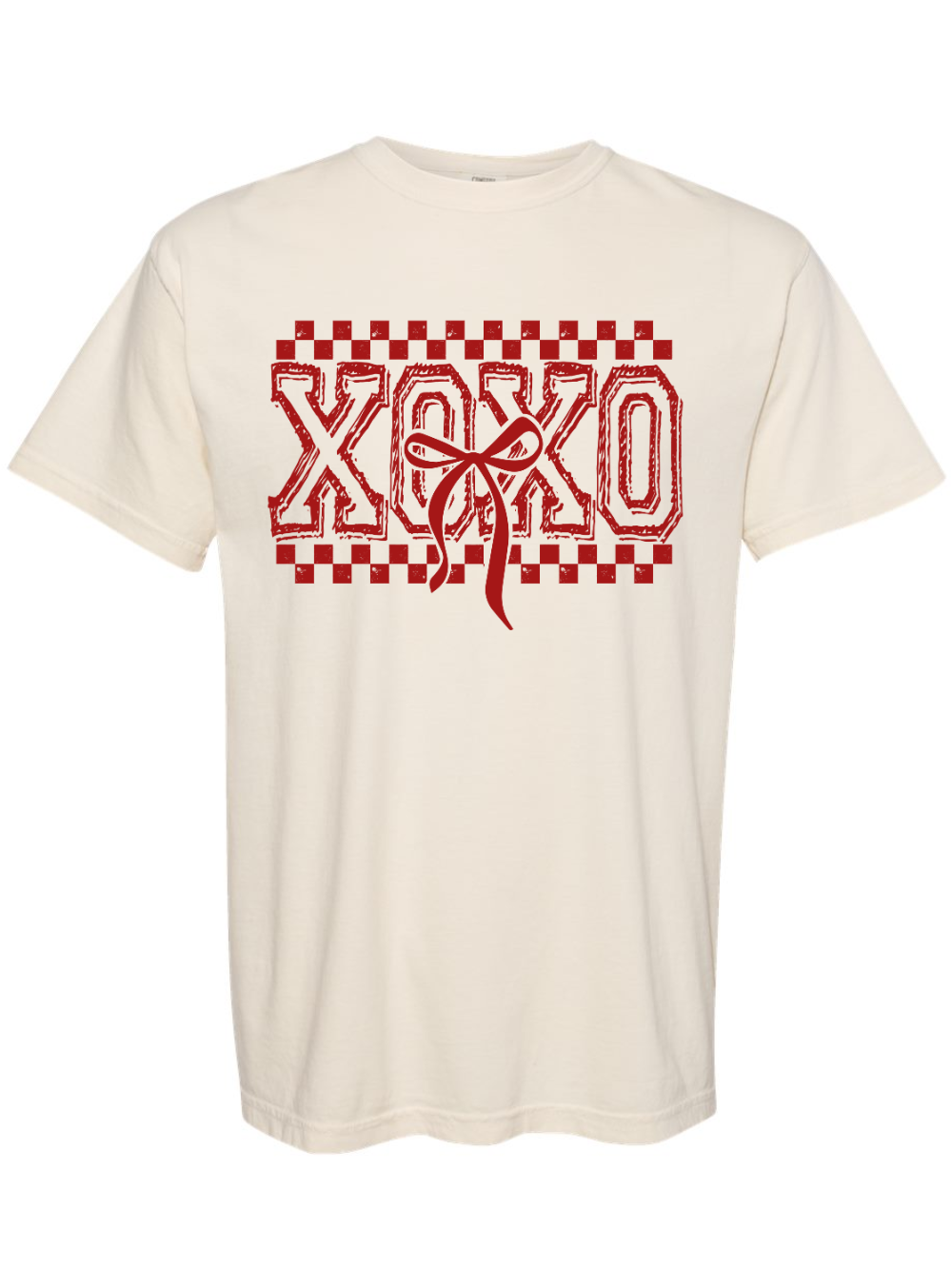 XOXO Bow Comfort Colors Graphic T-Shirt