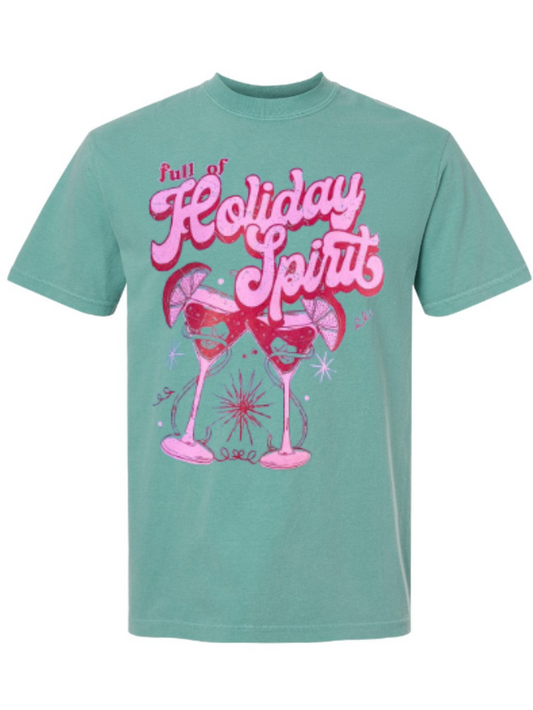 Holiday Spirit Graphic Comfort Colors T-Shirt