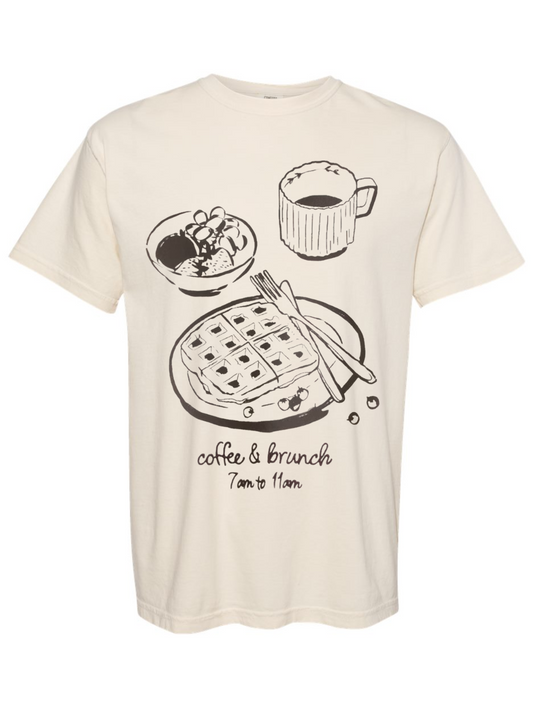 Coffee & Brunch Graphic Comfort Color T-Shirt