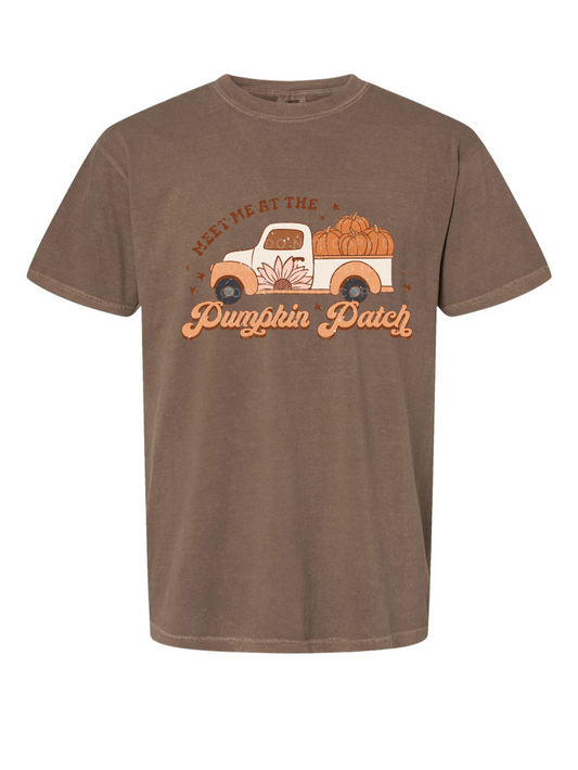 Meet Me At The Pumpkin Patch Comfort Colors Graphic T-Shirt