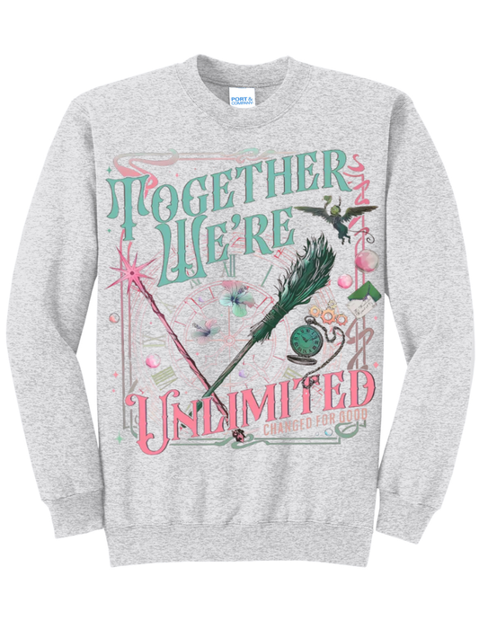 Together We're Unlimited Graphic Crewneck Sweatshirt