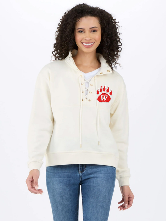 Wadsworth Embroidered Women's Lace Up Pullover