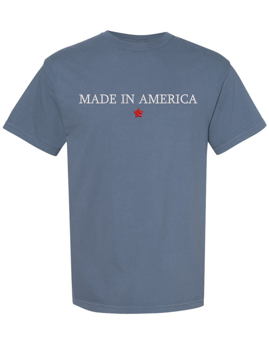 Made In America Embroidered Comfort Colors T-Shirt