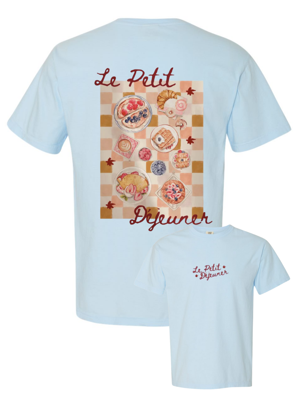 Le Petit Dejeuner Graphic Comfort Colors T-Shirt